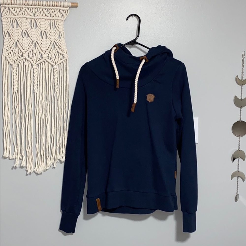 Navy Hoodie -Naketano